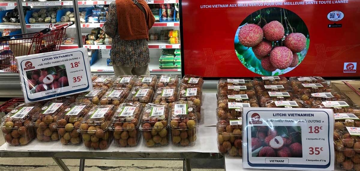 Người tiêu dùng Pháp đánh giá cao trái vải Việt Nam